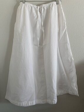 Universal Thread Target White Maxi Skirt  S Classic Pockets Side Slits A line